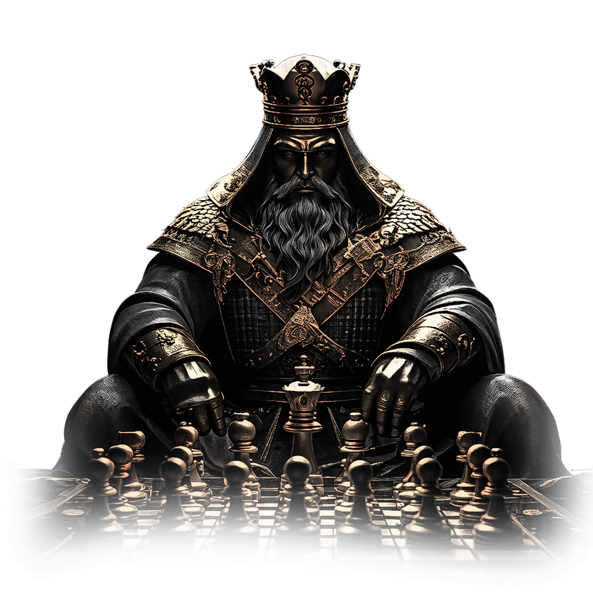 king of advertising playing chess